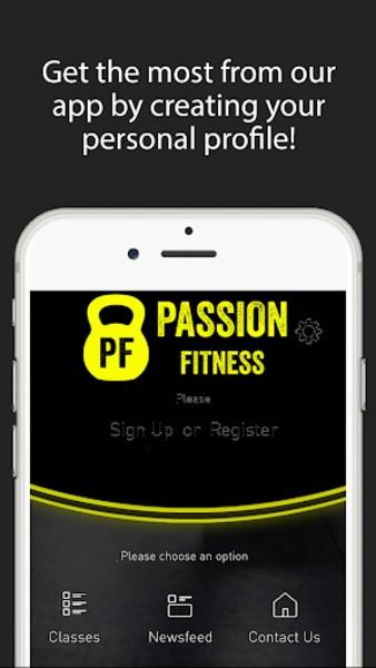 Passion Fitness Ảnh chụp màn hình 0