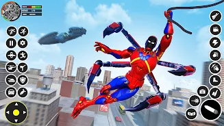 Spider Rescue- Rope Hero games Captura de pantalla 1