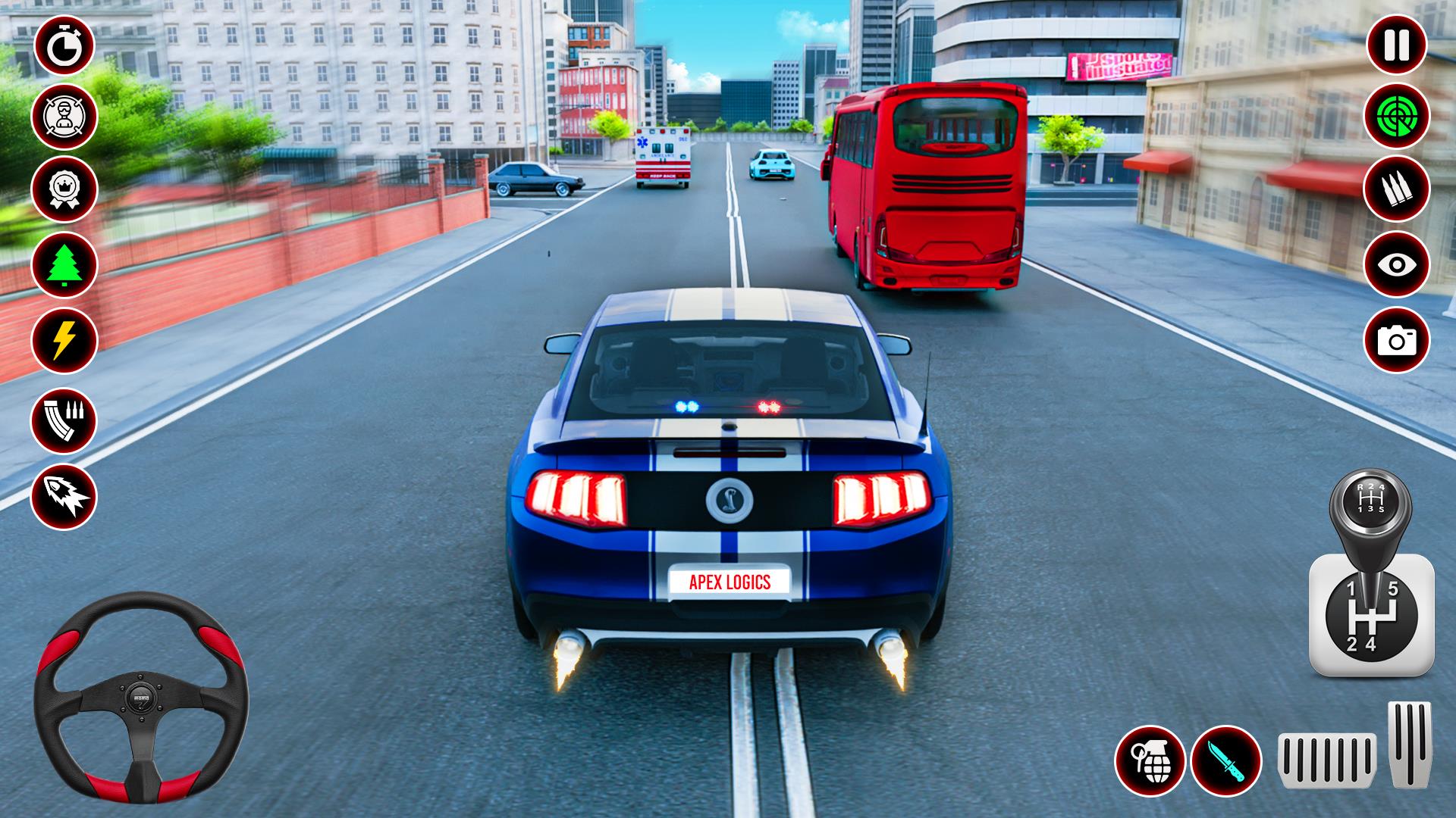 Dubai Police Car Games 3d 스크린샷 0