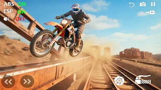 Motocross Beach Bike Games 3D Capture d'écran 1