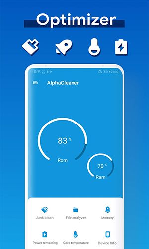 Alpha Cleaner - Cleanup Junks স্ক্রিনশট 0