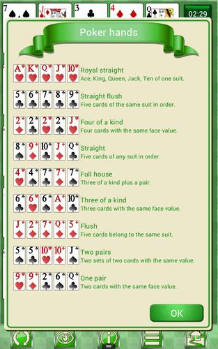 Poker Solitaire 스크린샷 2