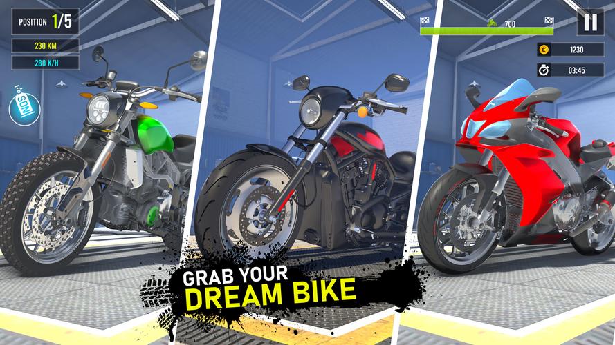 Moto Traffic Bike Race Game 3d स्क्रीनशॉट 1