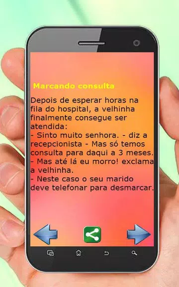 Schermata Piadas Curtas Divertidas 3