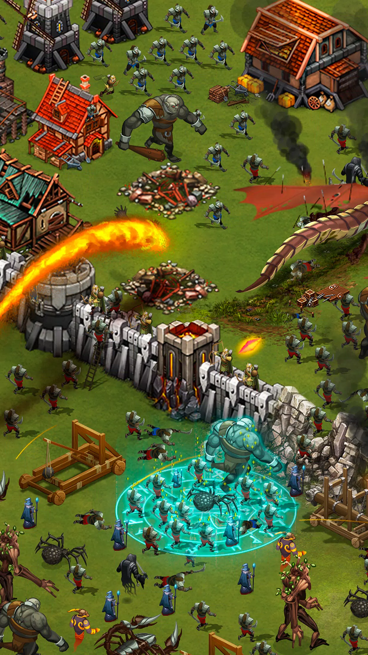 Throne Rush ဖန်သားပြင်ဓာတ်ပုံ 1