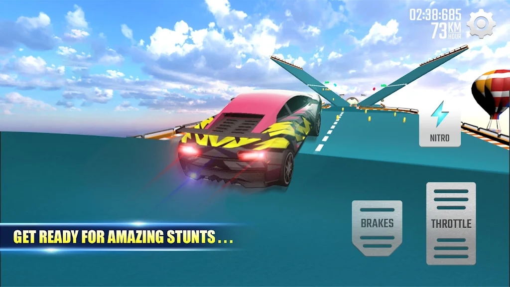 Mega Ramp Car: Super Car Game ภาพหน้าจอ 0