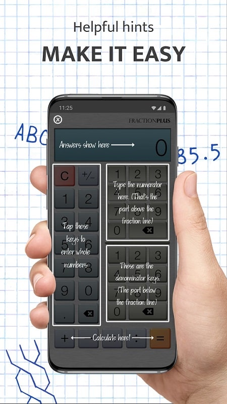 Fraction Calculator Plus Ảnh chụp màn hình 2