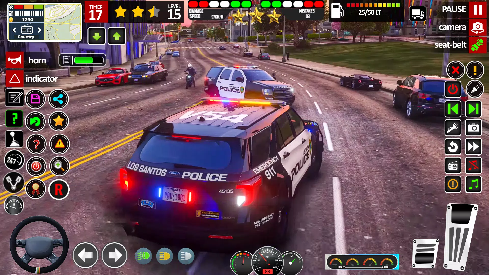 Car Chase Game Cop Simulator ဖန်သားပြင်ဓာတ်ပုံ 1