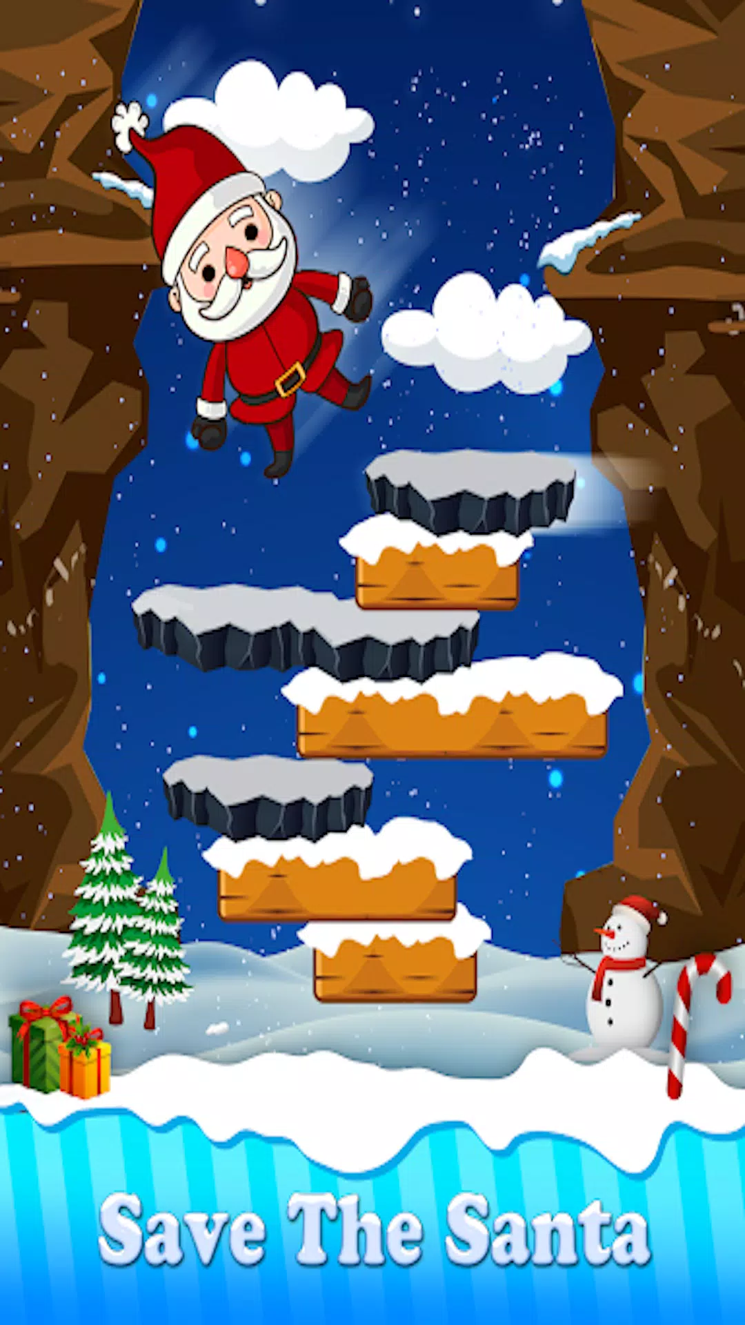 Christmas Game Santa Jump 2024 Zrzut ekranu 0