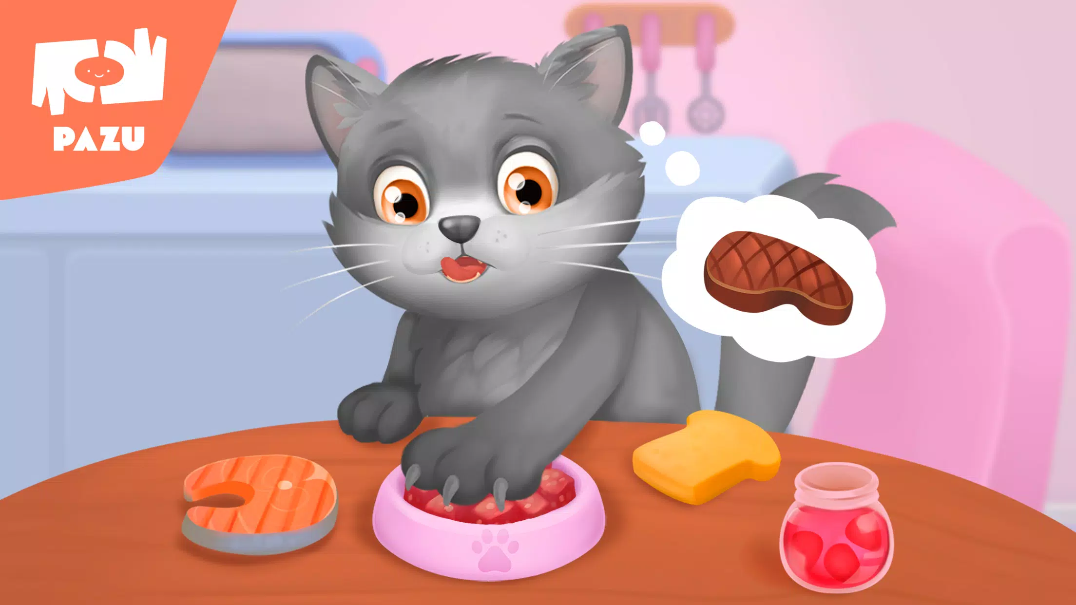 Cat game - Pet Care & Dress up Screenshot 2