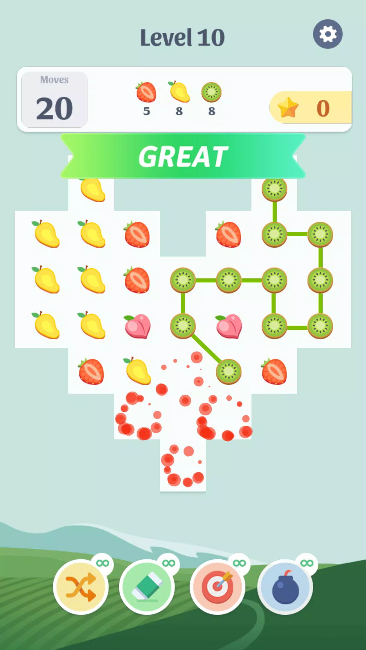 Fruit Game: Connect & Blast Capture d'écran 2