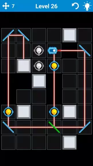 Laser Puzzle - Logic Game Schermafbeelding 1