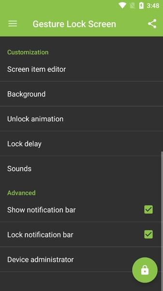 Gesture Lock Screen Captura de tela 2