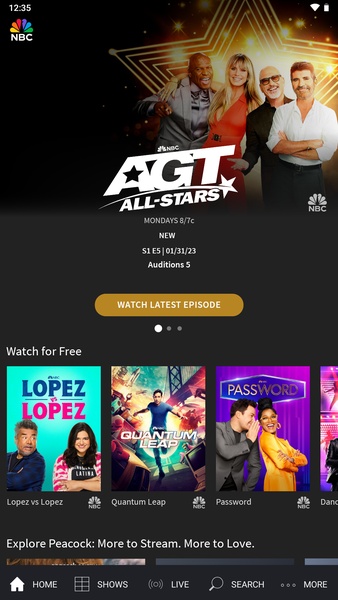 The NBC App - Stream TV Shows应用截图第1张