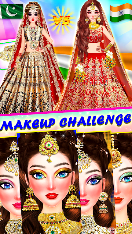 Indian Bride Dress Up Girl Ảnh chụp màn hình 2