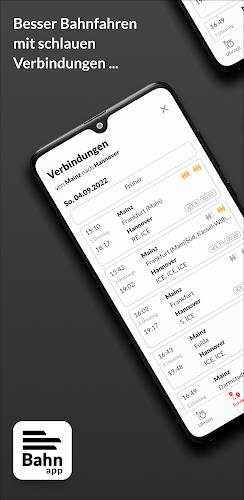 Schermata Bahn: Fahrplan & Live Tracking 1