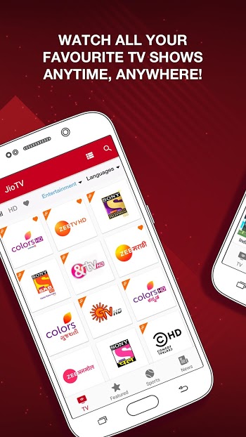 Jio TV Mod Ảnh chụp màn hình 0