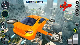 Schermata Car Games: Car Flying Games 3d 1