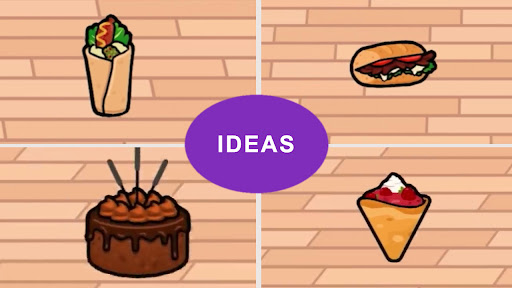 Toca Boca Food Ideas Скриншот 2