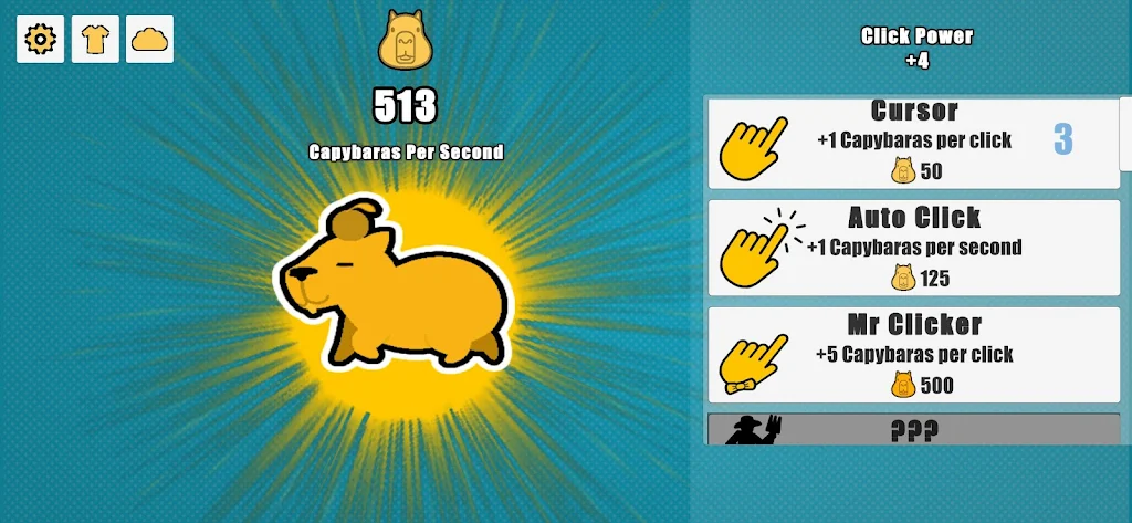 Capybara Clicker Captura de pantalla 0