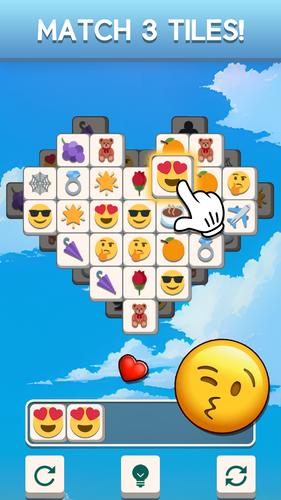 Tile Match Emoji -Triple Tile 스크린샷 1