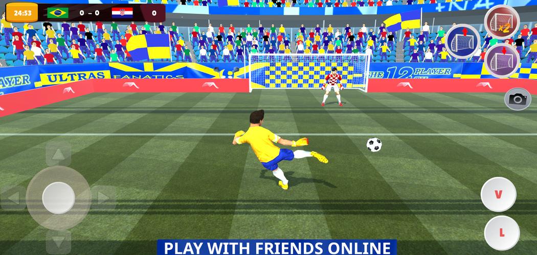 Goalie Wars Football Online スクリーンショット 0