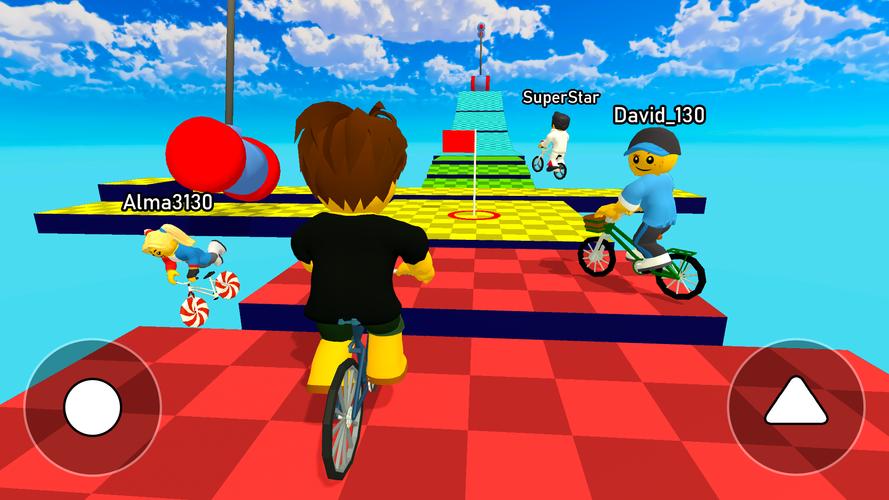 Obby bike: Parkour Adventure应用截图第0张