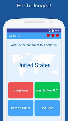 Capitals of the countries Quiz スクリーンショット 1
