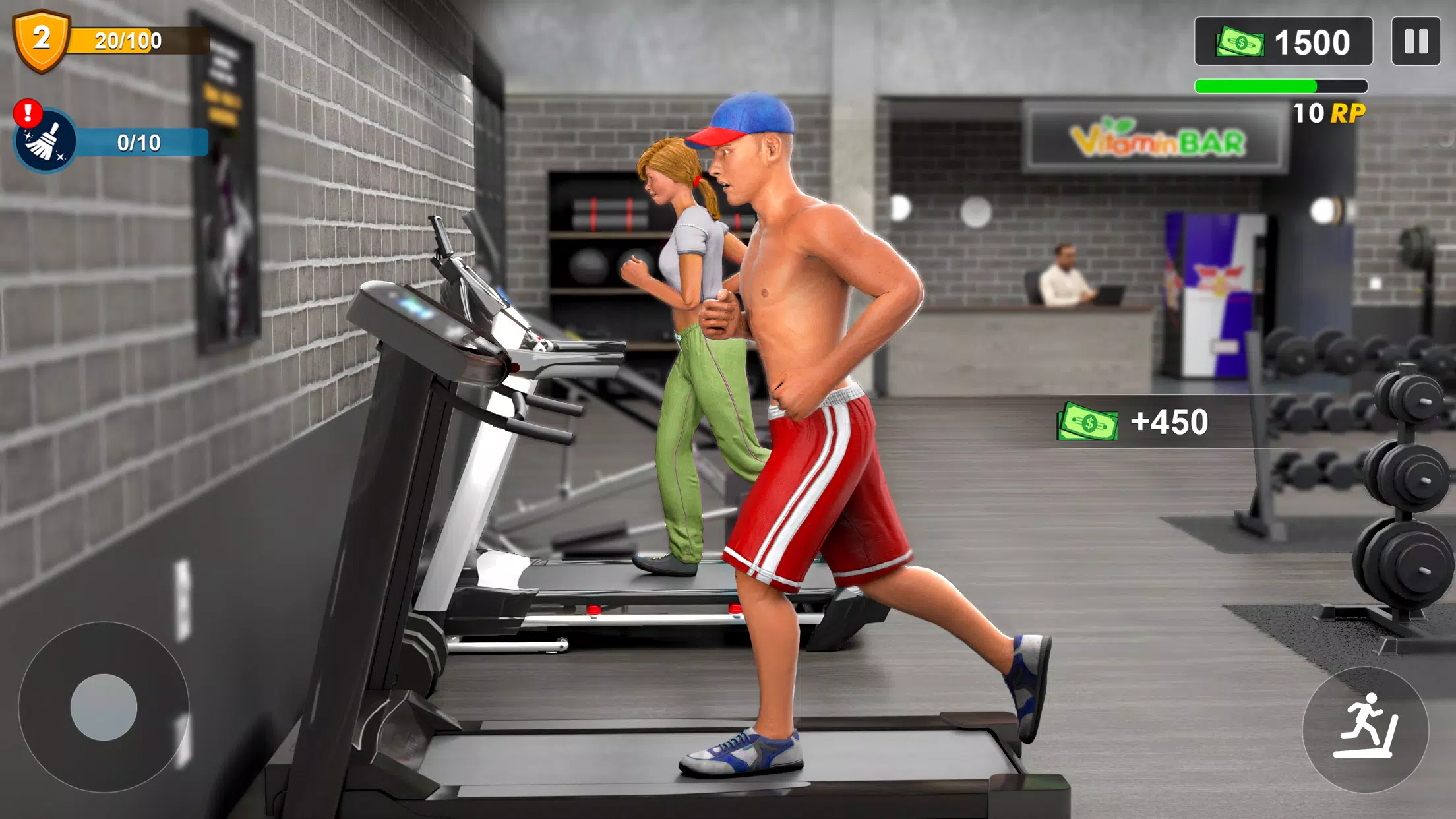 Workout Gym Simulator Game 24 Capture d'écran 2