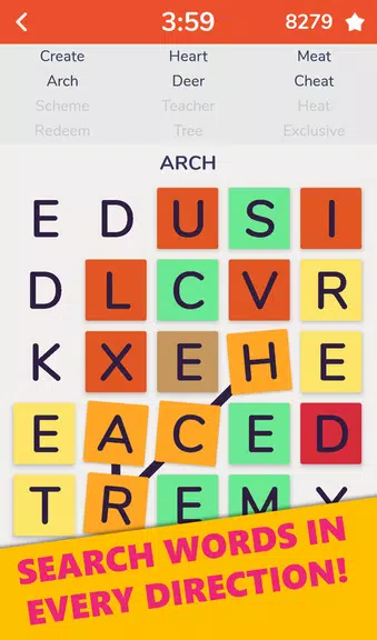 Schermata Word Find : Hidden Words 1