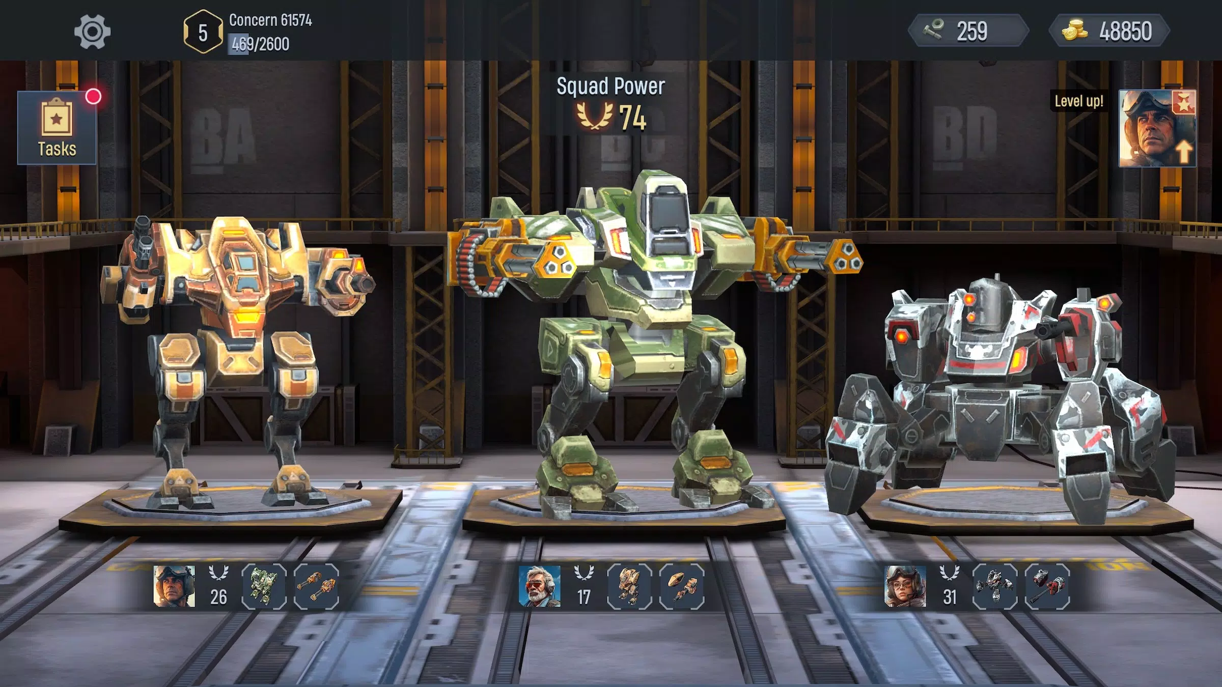 Concern: Mech Armored Front Schermafbeelding 1