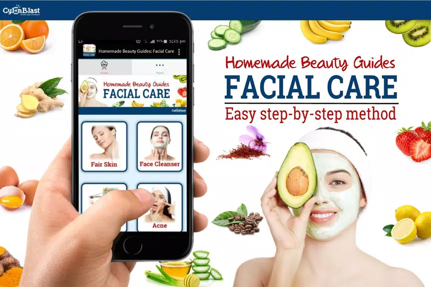 Homemade Beauty: Facial Care स्क्रीनशॉट 0