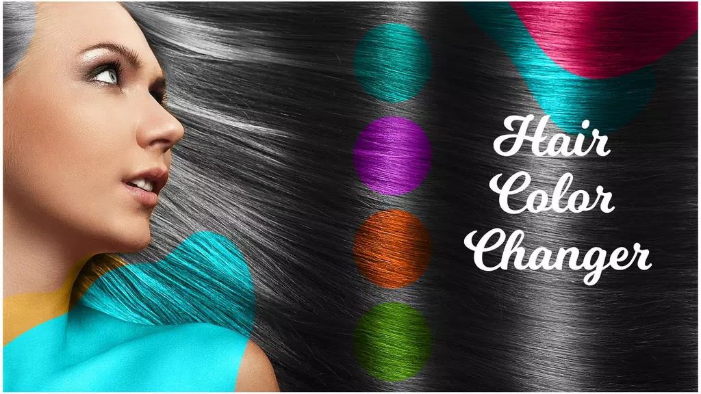 Hair Color Changer Editor Schermafbeelding 0