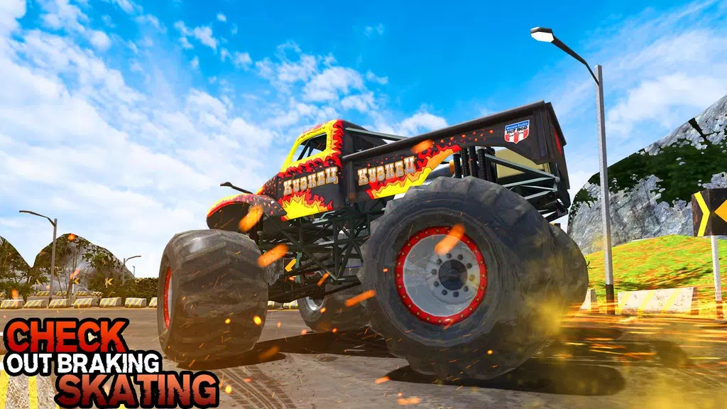 Pickup Truck Hill Climb Racing Captura de tela 2