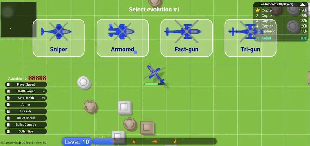 copter.io -Destroy the enemies ဖန်သားပြင်ဓာတ်ပုံ 0