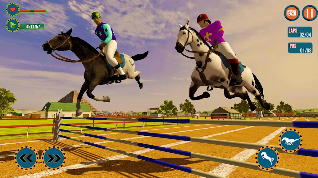 Horse Riding:Horse Racing Game स्क्रीनशॉट 0