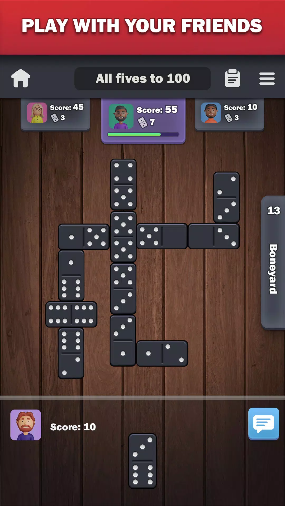 Dominoes online - play Domino! स्क्रीनशॉट 1