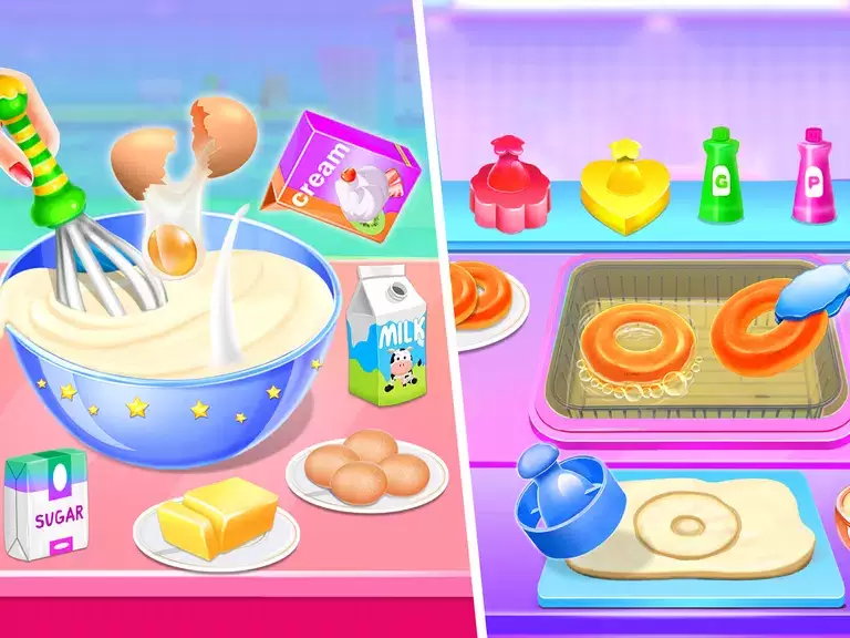 Make Donuts Game - Donut Maker スクリーンショット 1