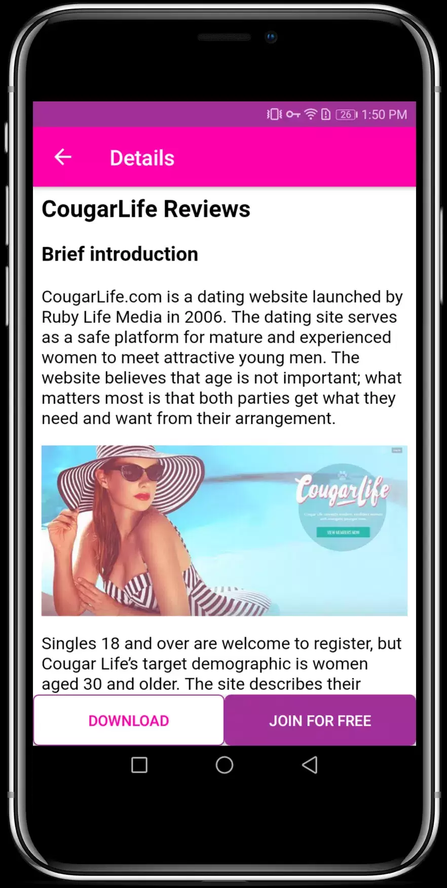 Cougar Dating Apps for Mature & Older Women應用截圖第3張