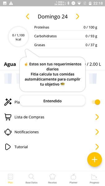 Fitia - Diet & Meal Planner Captura de tela 0