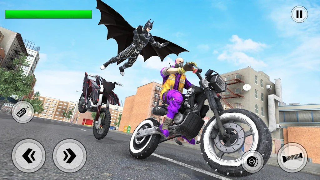 Rope Hero: Bat Superhero Games Ảnh chụp màn hình 0