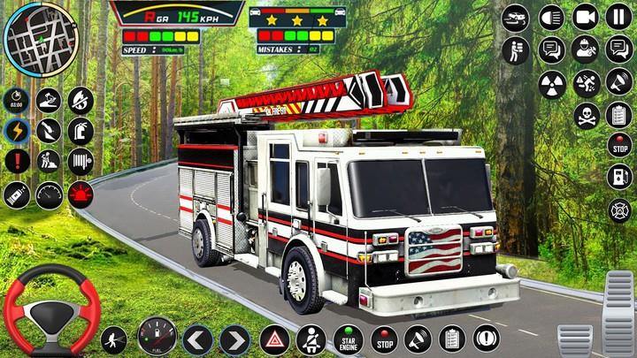 Firefighter: FireTruck Games Ảnh chụp màn hình 1