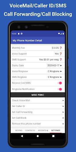 TalkTT-Call/SMS & Phone Number ภาพหน้าจอ 3