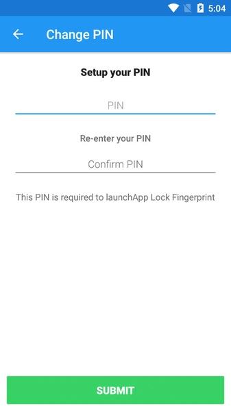 Fingerprint App Lock ภาพหน้าจอ 1