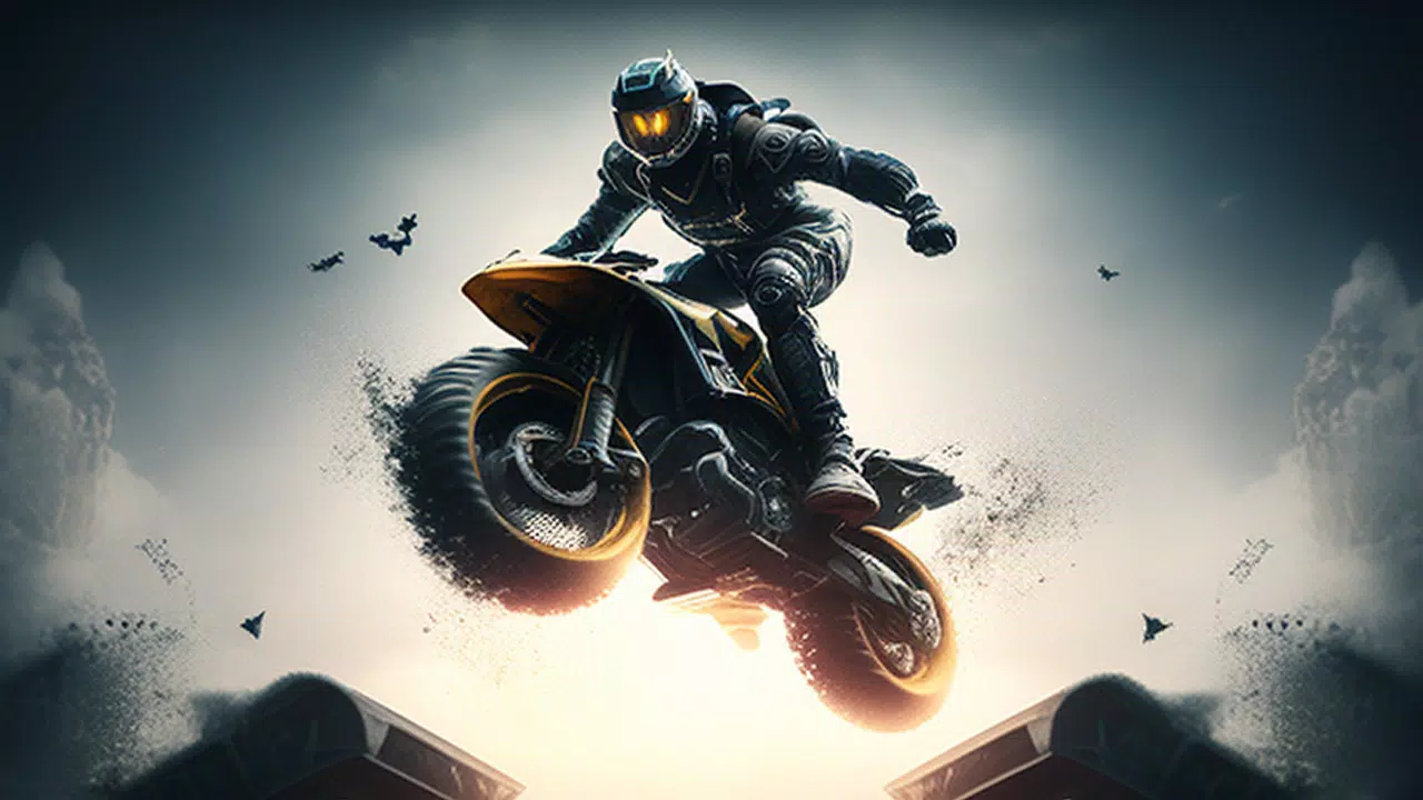 Super Hero Bike Mega Ramp Captura de pantalla 0