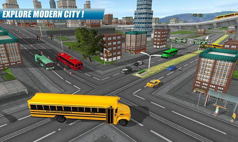 School Bus Driving Game Capture d'écran 2