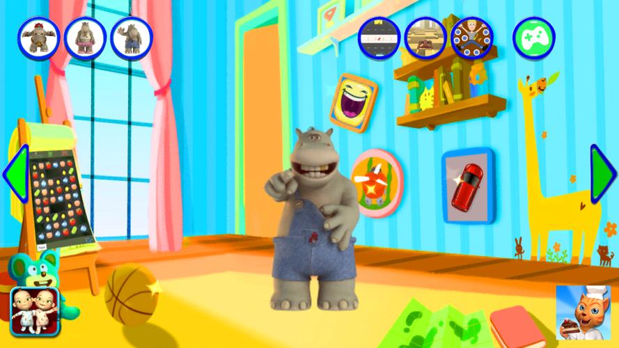 Talking Hippo Rock ภาพหน้าจอ 1