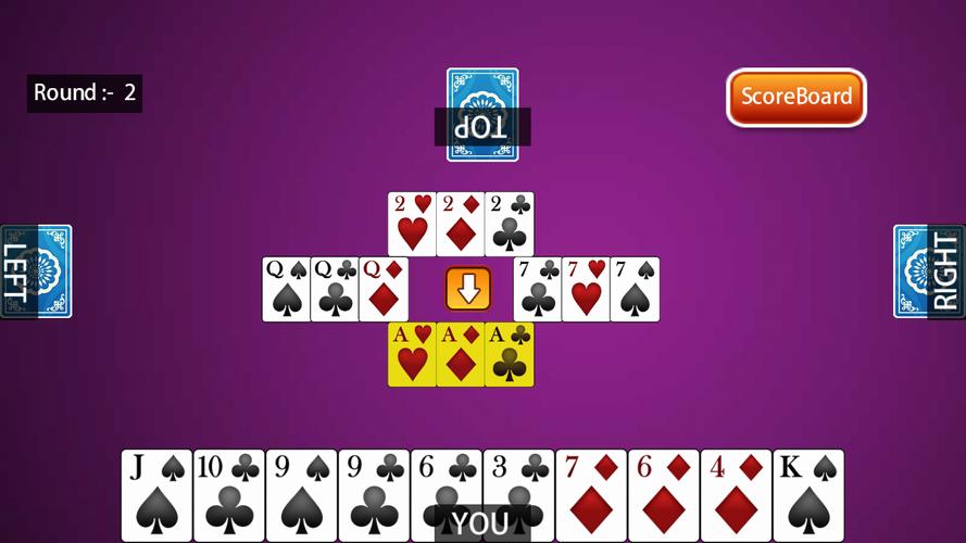 Hazari Card Game : 1000 Points ภาพหน้าจอ 1