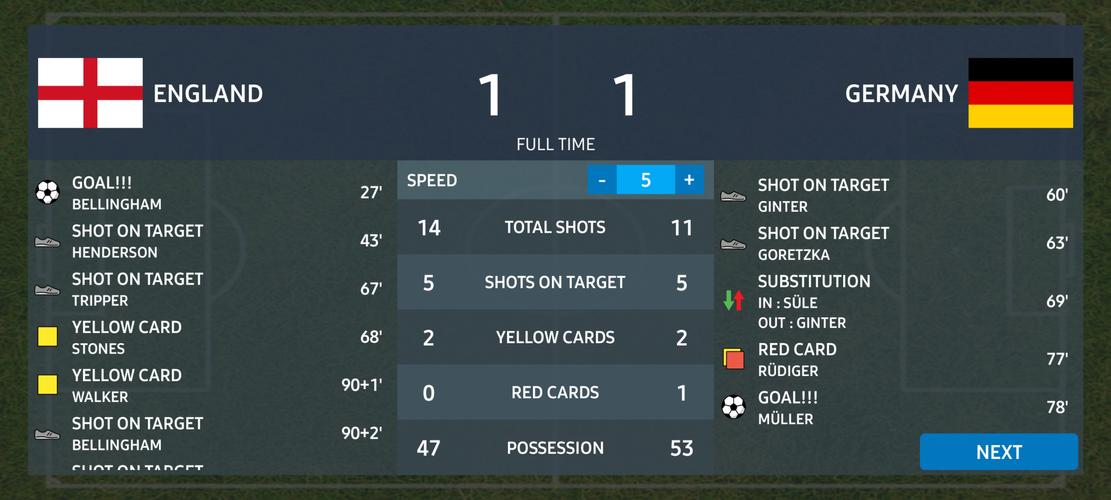 World Football Simulator Tangkapan skrin 3