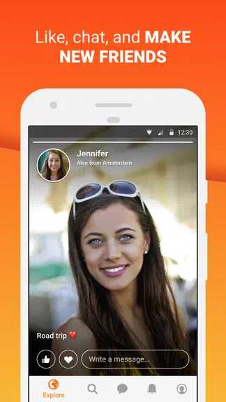 Zorpia - Chat with new people around the world Tangkapan skrin 0